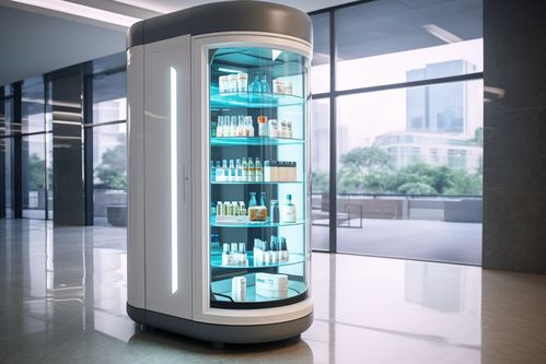 光影与科技的交响 现代开顶柜立体展陈摄影图鉴